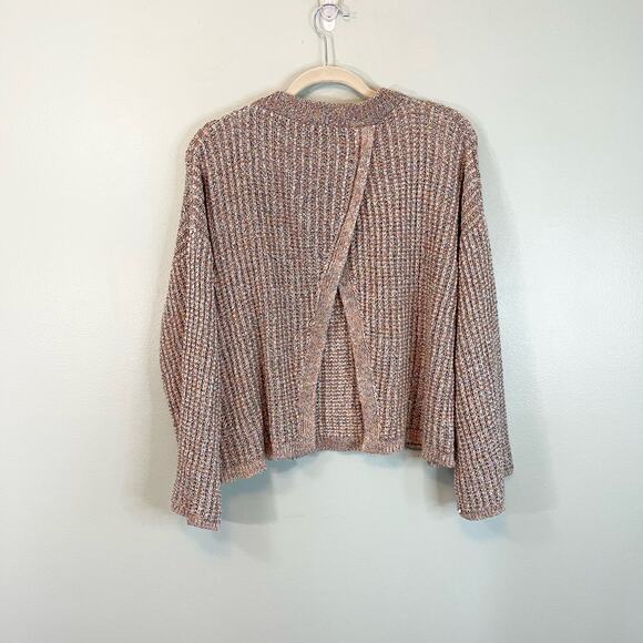 Forte Forte Women's Wool Blend Knit Long Flare Sleeve Pullover Sweater Size XL - Picture 2 of 10